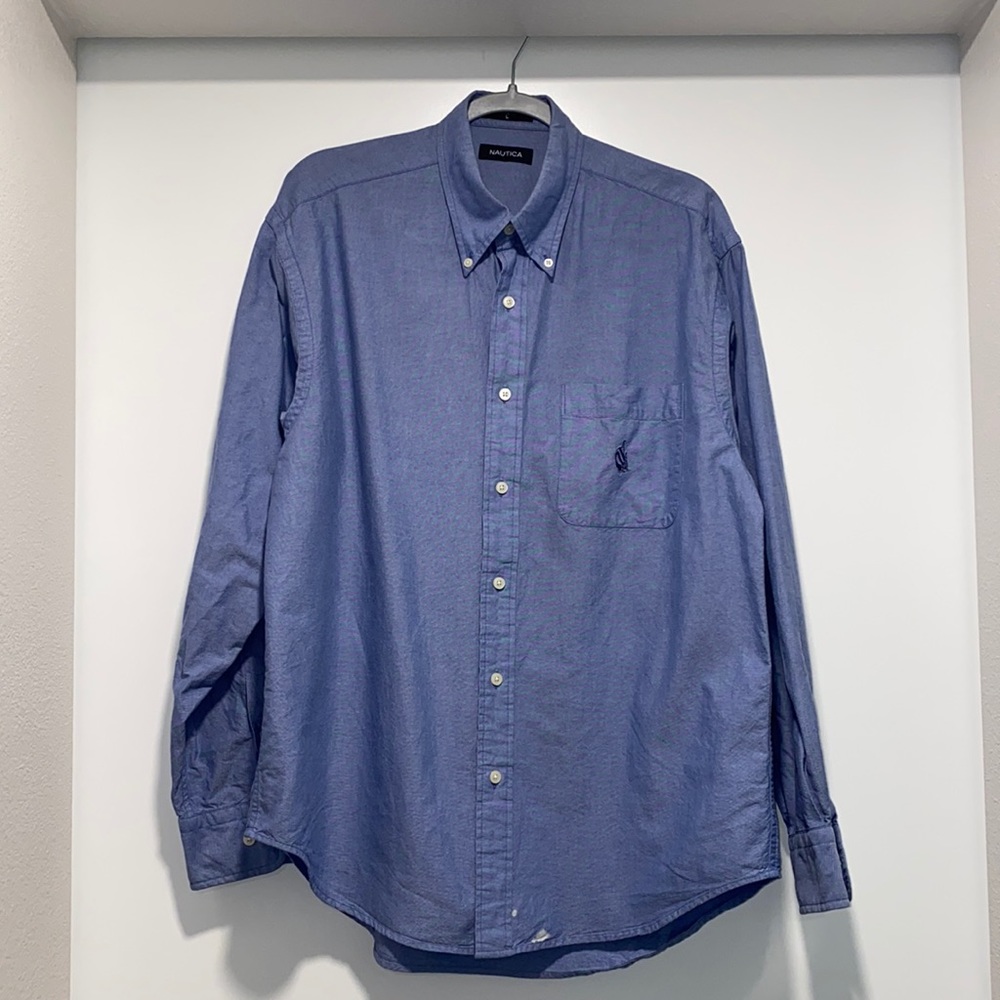 Nautica Blue Dress Shirt